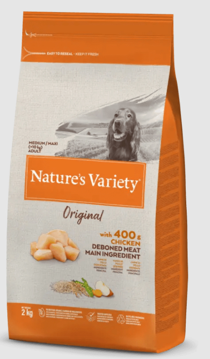 Nature's Variety ORIGINAL MEDIUM/MAXI CHICKEN tørfoder til kat 12 kg Voksen Kylling Nature's Variety ORIGINAL MEDIUM/MAXI CHICKEN tørfoder til kat 12 kg Voksen Kylling