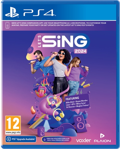 GAME Let's Sing 2024 Standard Tysk, Engelsk, Spansk, Fransk, Italiensk PlayStation 4