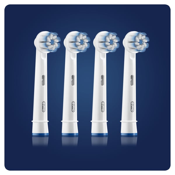 Oral-B Sensitive Clean 80339545 børstehoved til elektrisk tandbørste 4 stk Hvid