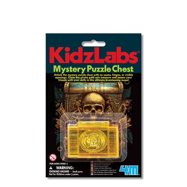 Miniatyrbillede 1 af 3: 4M Mystery Puzzle Chest Boks puslespil