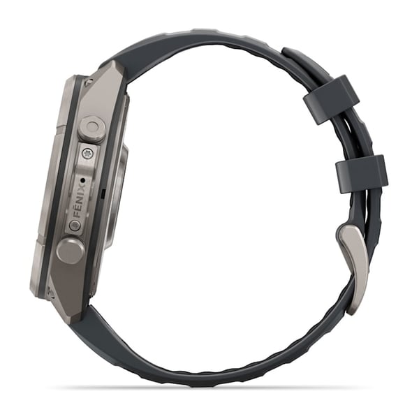 Pikkukuva 4 / 13: Garmin fēnix 9 Pro 3,56 cm (1.4") AMOLED 47 mm Digitaalinen 454 x 454 pikseliä Kosketusnäyttö Titaani Wi-Fi GPS (satelliitti)