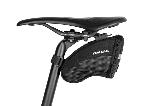 Miniatyrbild 3 av 4: Topeak Aero Wedge Sadel Cykelväska 0,6 l Nylon Svart