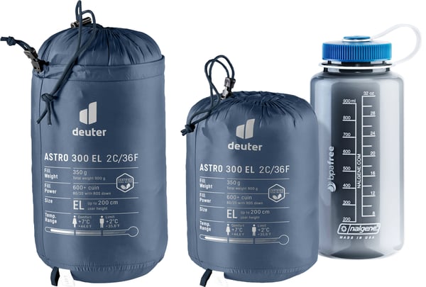 Deuter Astro 300 EL +2C/36F Voksen Mumietaske Ripstop Blå
