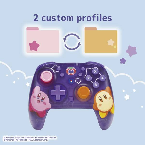 Miniatyrbild 6 av 10: Hori NSX-124E spelkonsoler Lila Spelplatta Analog Nintendo Switch 2