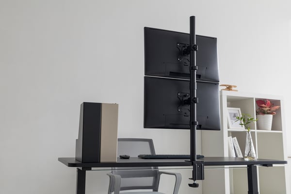 Miniatyrbillede 6 af 9: Digitus DA-90438 skærmbeslag og -stativer 81,3 cm (32") Skrivebord Sort