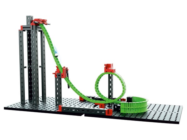 Miniatyrbild 3 av 8: fischertechnik 536621 aktivitetsleksak och skicklighetsspel Kulbana och kulor (sats)