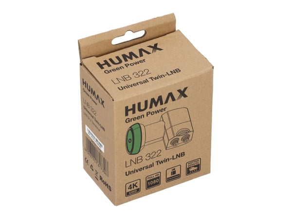 Miniatyrbild 4 av 7: Humax Green Power LNB 322 10,7 - 12,75 GHz Beige, Grön