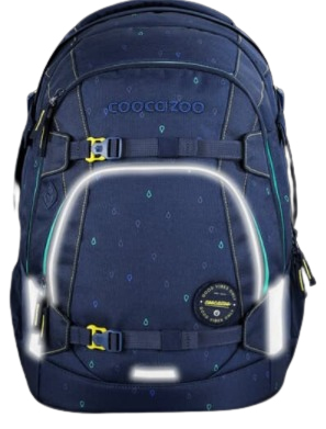 Coocazoo Happy Raindrops reppu Koulureppu Sininen Polyesteri