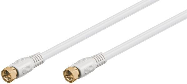 Miniatyrbillede 2 af 4: Goobay 67293 koaxial kabel 5 m F-type Hvid