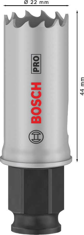 Miniatyrbild 5 av 10: Bosch PRO Multi Material PC Plus hålborr Borr 1 styck