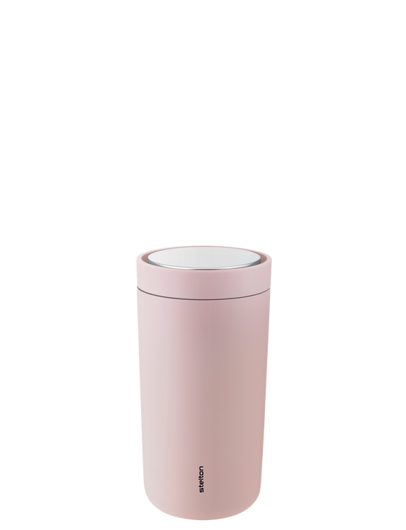 Stelton To Go Click 200 ml Lyserød Rustfrit stål