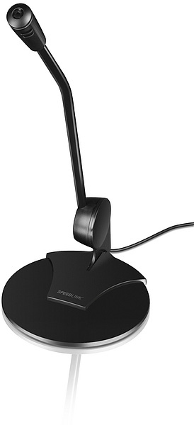 Miniatyrbild 1 av 3: SPEEDLINK Pure Desktop Svart Mikrofon till PC