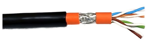 EFB Elektronik 99733.25-CPR netværkskabel Sort 25 m Cat7 S/FTP (S-STP)