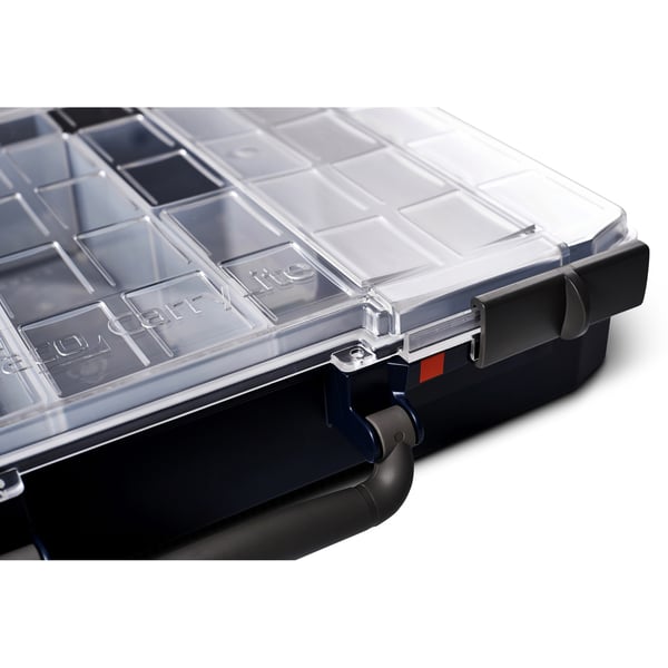 raaco CarryLite 80 5x10-20/DLU Blå Polykarbonat (PC), Polypropylen (PP)