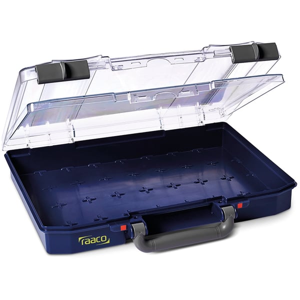 raaco CarryLite 55 4x8-0/DL Blå Polykarbonat (PC), Polypropylen (PP)