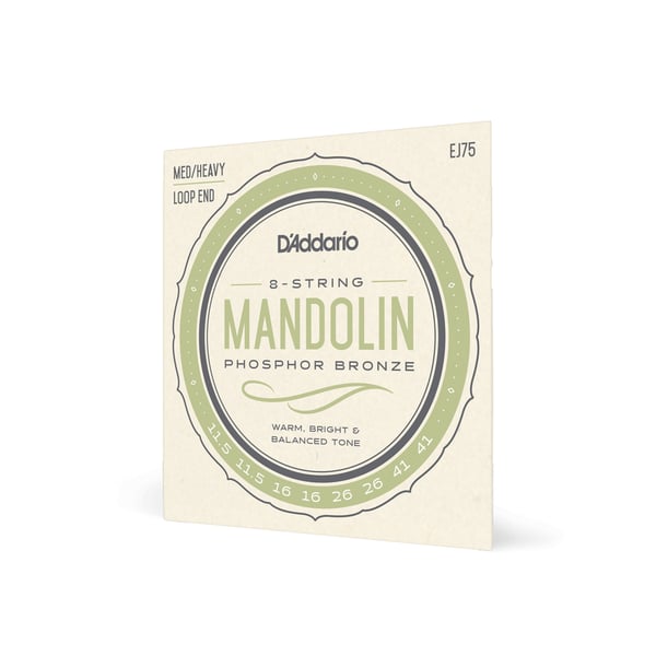 D'Addario EJ75 musiikkisoittimen kieli 8 kpl Mandoliini