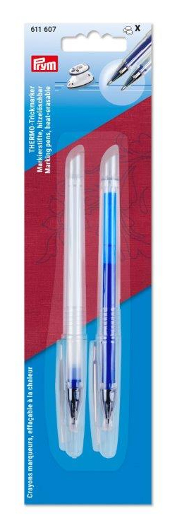 Prym THERMO-Trickmarker speedmarker 2 stk Fin spids Blå, Hvid