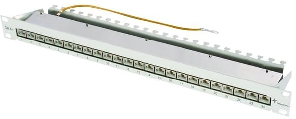 Telegärtner 19-inch Patch Panel MPP24-HS K Cat.6A 1U