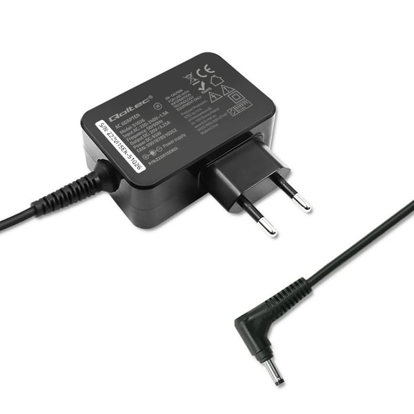 Qoltec 51026 strømadapter og vekselret Indendørs/udendørs 65 W Sort