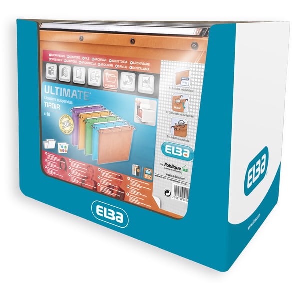Elba 100330275 hængemappe Pap 210 x 297 mm (A4) Orange Elba 100330275 hængemappe Pap 210 x 297 mm (A4) Orange