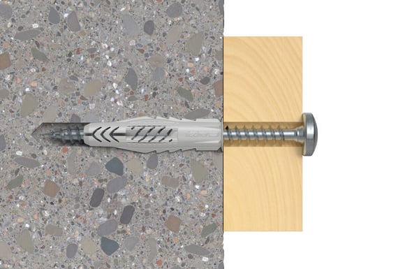 Fischer 77889 ruuviankkuri ja seinätulppa 50 kpl Kiinnitystulppa 35 mm