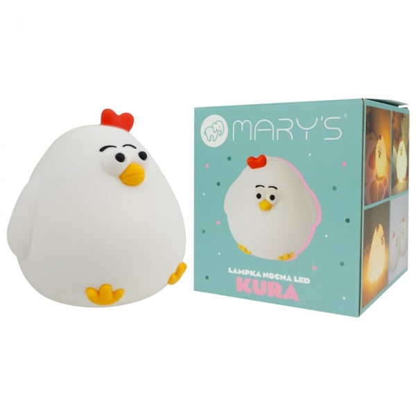 MARY'S Kura natlys til baby Fritstående Hvid LED 2,5 W