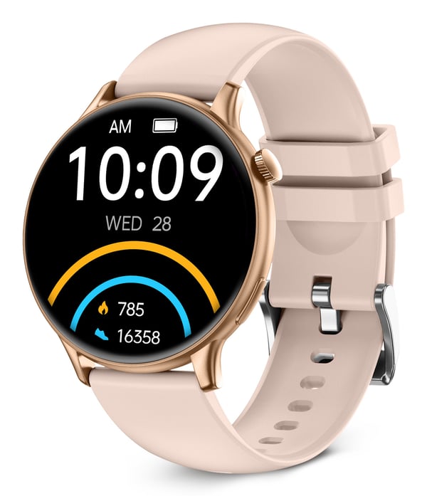 Ksix Core 2 3,63 cm (1.43") AMOLED 47 mm Digital 466 x 466 pixel Berøringsskærm Rose