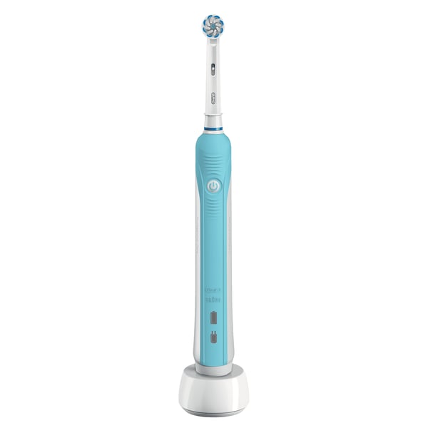 Oral-B PRO 700 Sensi Ultrathin Aikuinen Pyörivä/värähtelevä hammasharja Sininen