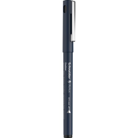 Miniatyrbillede 2 af 6: Schneider Schreibgeräte Pictus fineliner Fin Sort 1 stk