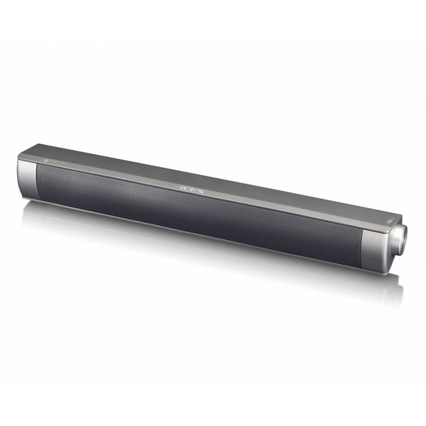 Ices ISB-020 SoundBar højttaler Sølv 2.0 kanaler 10 W