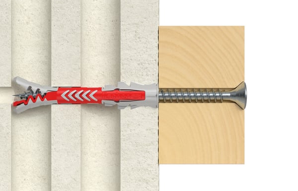 Fischer 536382 ruuviankkuri ja seinätulppa 240 kpl Kiinnitystulppa 30 mm