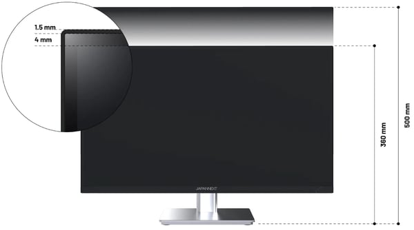 JAPANNEXT JN-IPS245G320F-HSP computerskærm 62,2 cm (24.5") 1920 x 1080 pixel Fuld HD LCD Sort