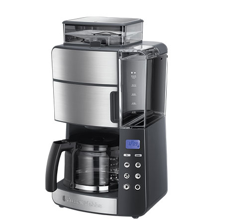 Russell Hobbs Grind and Brew Glass Carafe Fuld-auto Filter kaffemaskine 1,25 L Russell Hobbs Grind and Brew Glass Carafe Fuld-auto Filter kaffemaskine 1,25 L