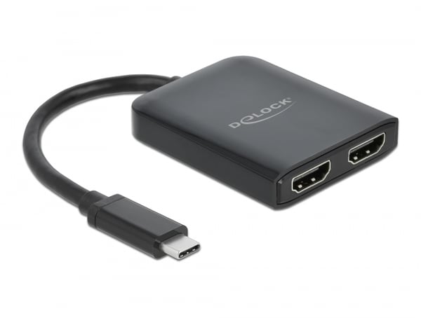 Miniatyrbild 1 av 2: DeLOCK 87755 bilddelare HDMI 2x HDMI