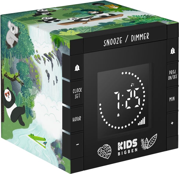 Bigben Interactive R70 – Panda Klockradio Analog Multifärg
