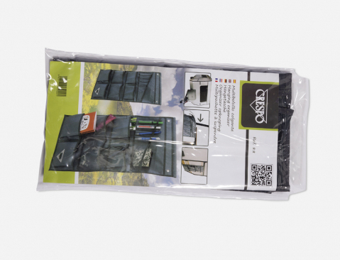 Miniatyrbillede 8 af 13: Crespo 1149212 bøjleopbevaring organisator Polyester Grå