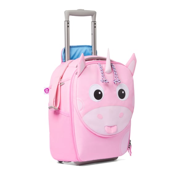 Miniatyrbillede 1 af 9: Affenzahn Unicorn Kuffert Blød skal Lyserød, Lilla, Rose 18 L Polyester