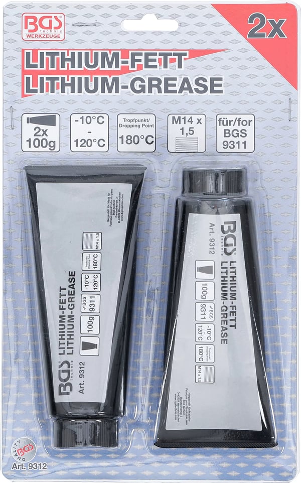 Pikkukuva 4 / 4: BGS technic Lithium Grease for Grease Gun BGS 9311