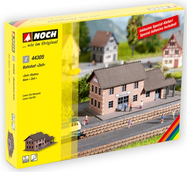 Miniatyrbillede 3 af 3: NOCH Station Zeil skalamodell dele og tilbehør Jernbanestation
