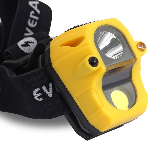 Everactive HL250 lommelygte Gul Hovedbånd lommelygte LED