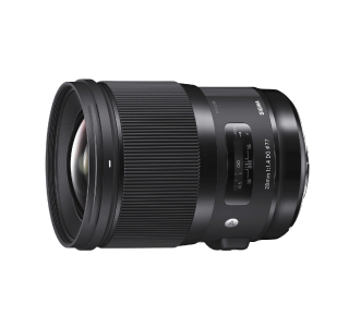 Sigma 28mm F1.4 DG HSM Art MILC / SLR Vidvinkelobjektiv Svart