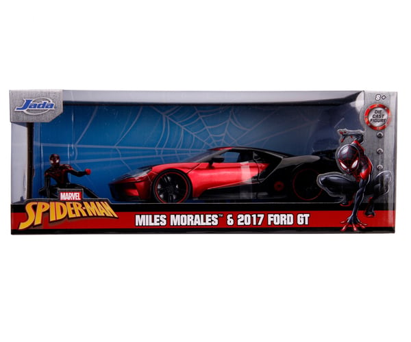 Jada Toys Marvel Miles Morales 2017 Ford GT 1:24