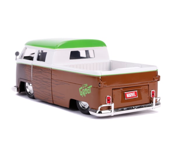 Pikkukuva 2 / 7: Jada Toys Marvel Groot 1963 Bus Truck 1:24