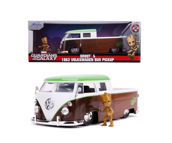 Jada Toys Marvel Groot 1963 Bus Truck 1:24