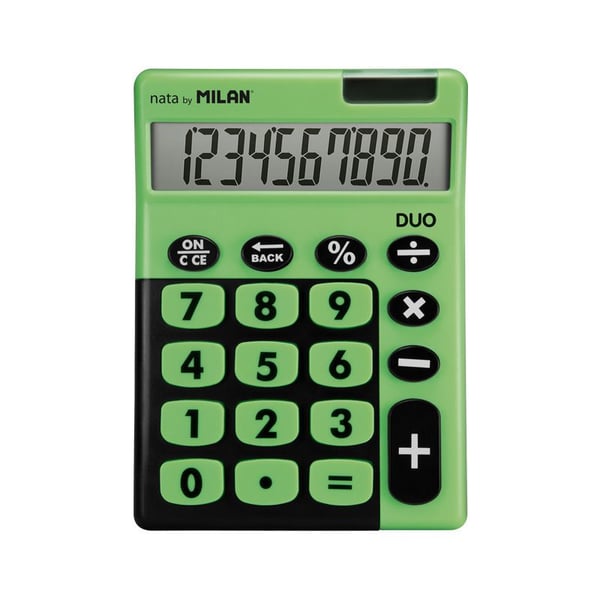 Milan 150610TDGRBL regnemaskine Desktop Basis Grøn