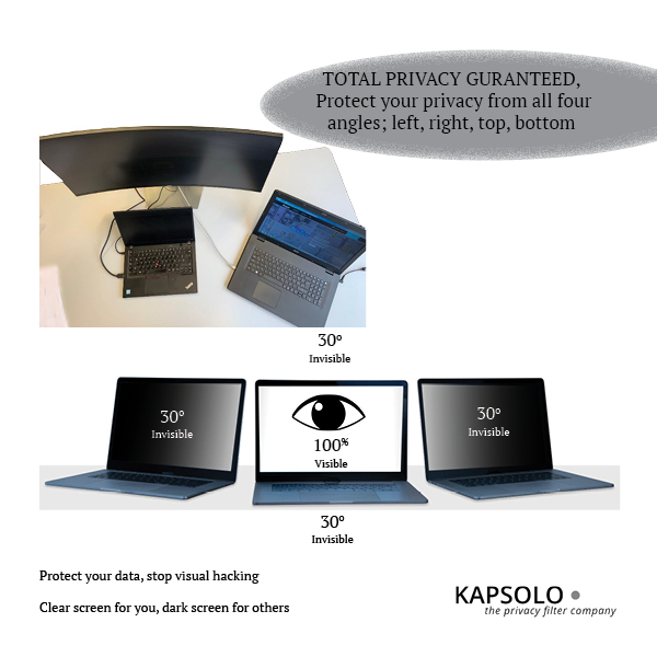 Miniatyrbillede 5 af 6: KAPSOLO Privacy 4-way Microsoft Surface Pro 4 Skærmbeskyttelse Skærmfilter, Screen Protection