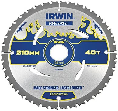 IRWIN ‎1897386 cirkelsågsblad 1 styck