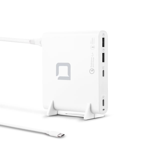 DICOTA D31893 oplader til mobil enhed Laptop, Smartphone, Tablet Hvid Hurtig opladning Indendørs