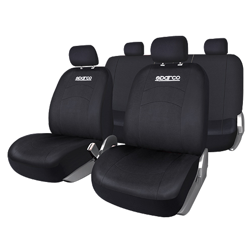 Sparco SPS402BK overtræk til hundebilsæde og bagagerum Bilsædeovertræk Polyester Sort