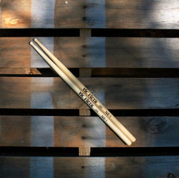 Miniatyrbild 6 av 6: Vic Firth VFNE1 Drum Sticks NE1 Trä Trumpinnar